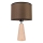 Lampe de table MERCEDES 1xE27/40W/230V d. 43 cm marron/chêne