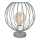 Lampe de table MERCURE 1xE27/15W/230V grise