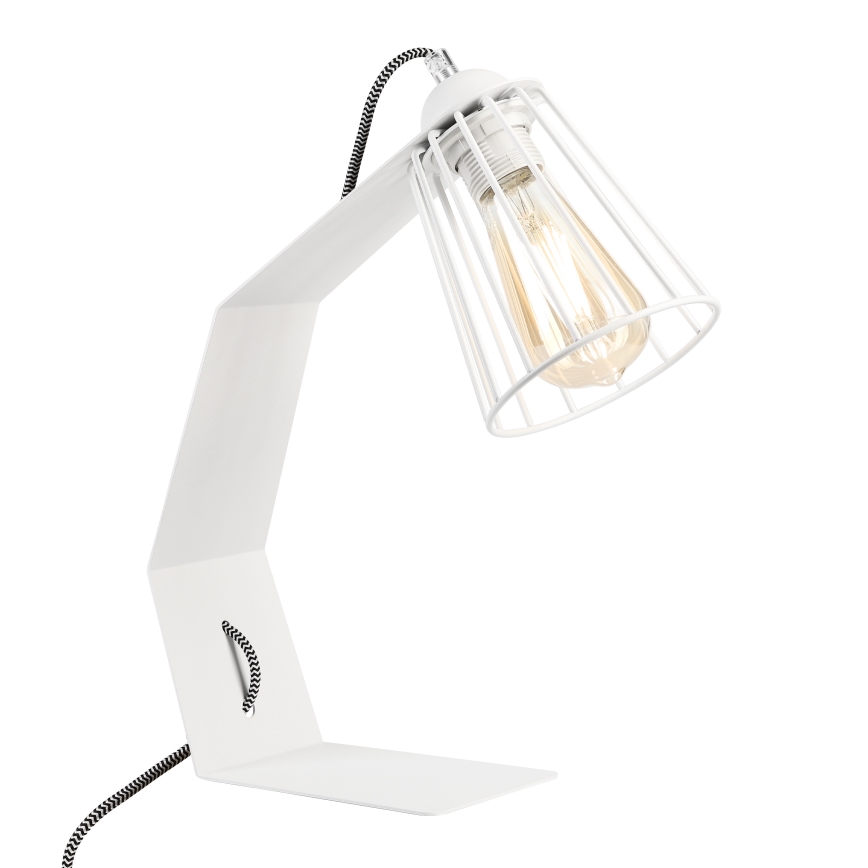 Lampe de table NANDO 1xE27/15W/230V blanche