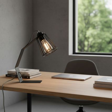 Lampe de table NANDO 1xE27/15W/230V noire