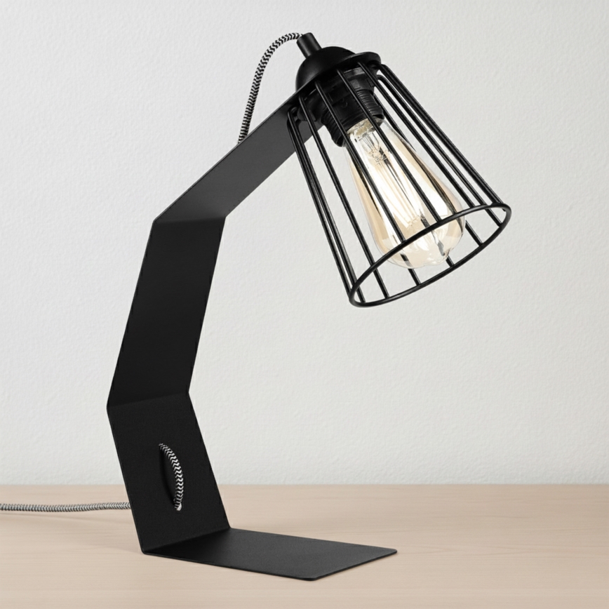 Lampe de table NANDO 1xE27/15W/230V noire