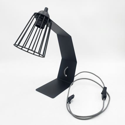 Lampe de table NANDO 1xE27/15W/230V noire