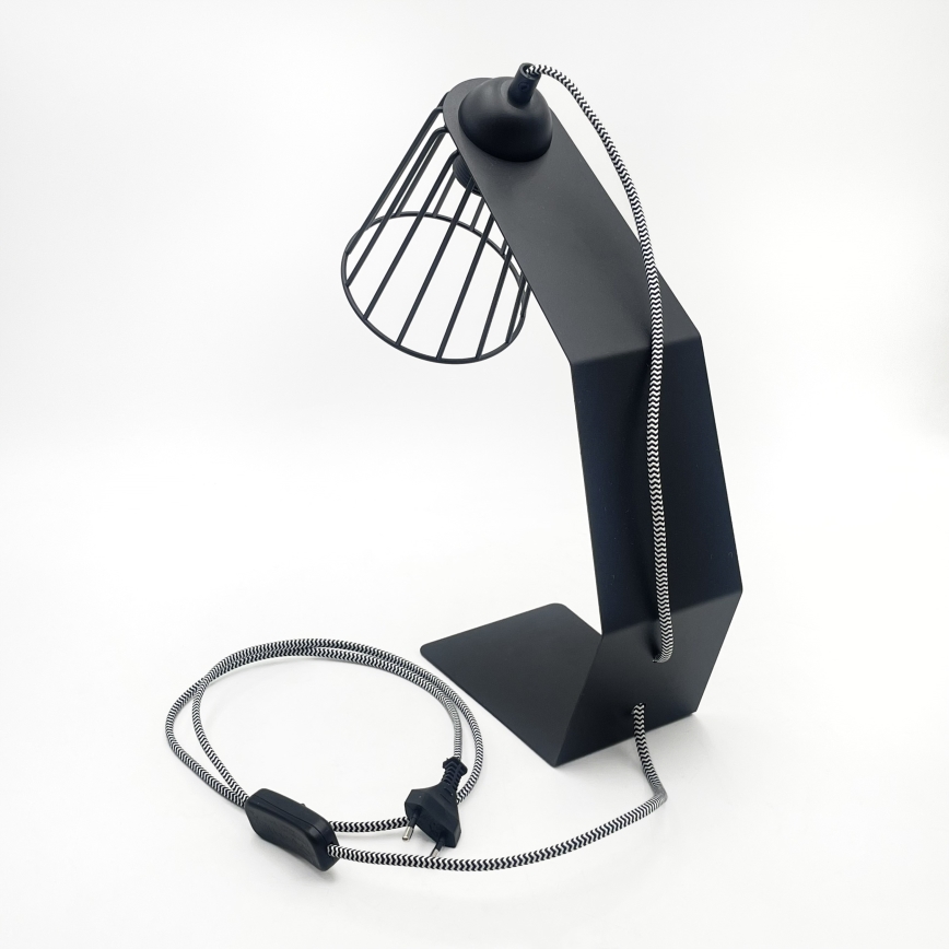 Lampe de table NANDO 1xE27/15W/230V noire