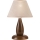 Lampe de table PERA 1xE27/60W/230V marron foncé/hêtre