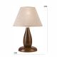 Lampe de table PERA 1xE27/60W/230V marron foncé/hêtre
