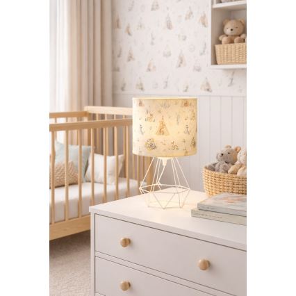 Lampe de table pour enfant KIDS ROOM 1xE27/60W/230V Ø 18 cm à motifs d'animaux