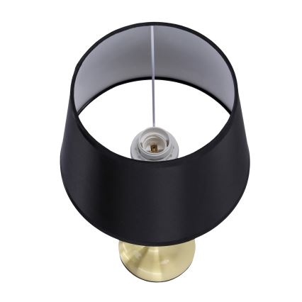 Lampe de table PRIMA GOLD 1xE27/60W/230V noir/doré