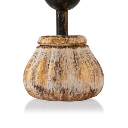 Lampe de table RAMZES 1xE27/40W/230V crème/dorée