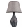 LAMPE de TABLE RAMZES 1xE27/40W/230V grise