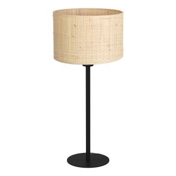 Lampe de table RATTAN 1xE27/60W/230V d. 25 cm rotin