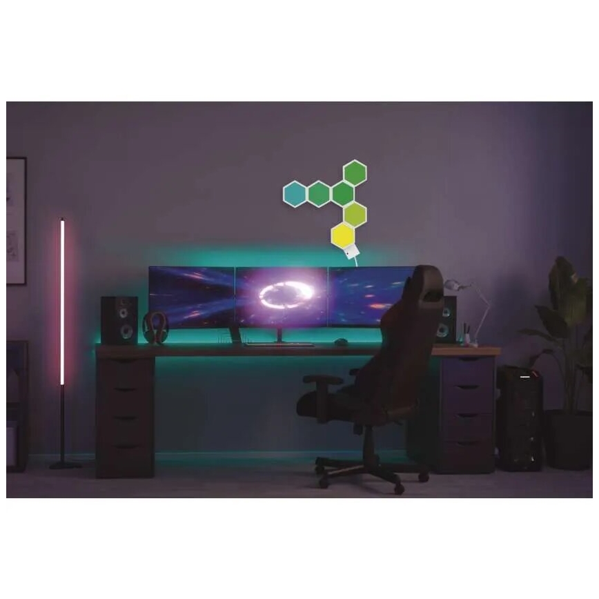 Lampe de table RGBIC à intensité variable GoSmart LED/5,5W/230V Wi-Fi Tuya