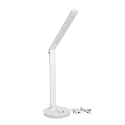 Lampe de table RGBW à intensité variable avec fonction batterie portative LED/12W/5V 2800-6000K blanc