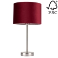 Lampe de table SCARLETT 1xE27/40W/230V - certifié FSC
