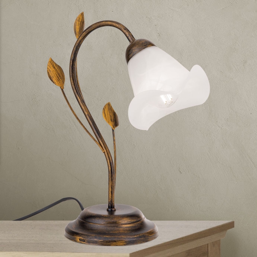 Lampe de table SISI 1xE14/40W/230V bronze/patine