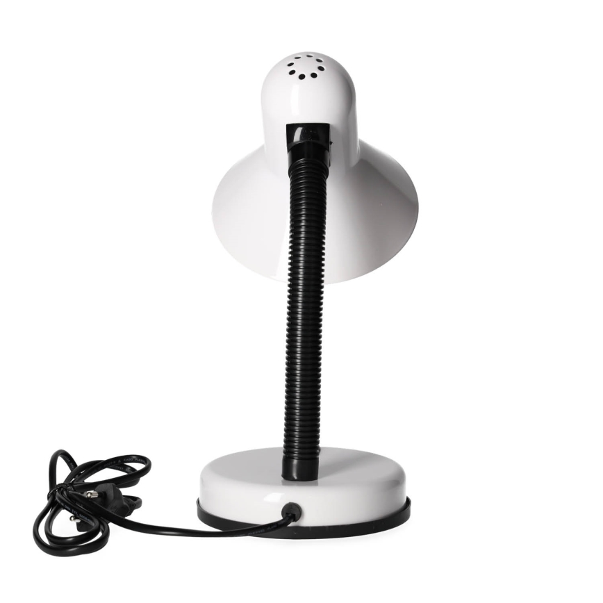 Lampe de table SMIESZEK 1xE27/40W/230V blanc