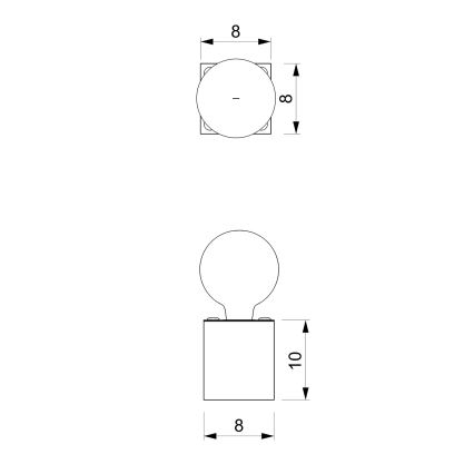 Lampe de table SODER 1xE27/60W/230V