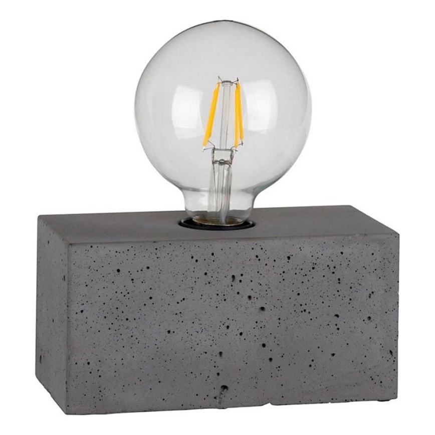 Lampe de table STRONG DOUBLE 1xE27/25W/230V béton