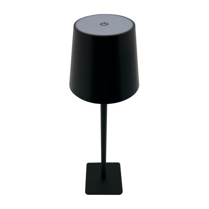 Lampe de table tactile à intensité variable LED/5W/5V USB 1200 mAh noir