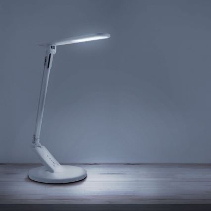 Lampe de table tactile à intensité variable OPTIMUM LED/7W/230V USB 3000/4000/6000K blanc