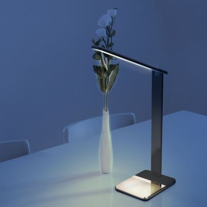 Lampe de table tactile à intensité variable PRESTIGE LED/12W/230V 2700/4000K/6500K noir