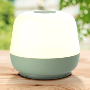 Lampe de table tactile extérieure à intensité variable SAMBA LED/1,2W/5V USB 1200 mAh IP44 vert