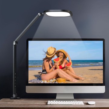 Lampe de table tactile flexible à intensité variable LED/15W/230V 3000-6500K CRI 96 noir