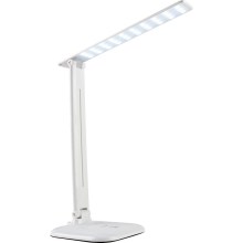 SKYLEO Lampe de Bureau LED - 85cm Lampe Pince - Contrôle Tactile - 5 Modes  X 11 Niveaux de