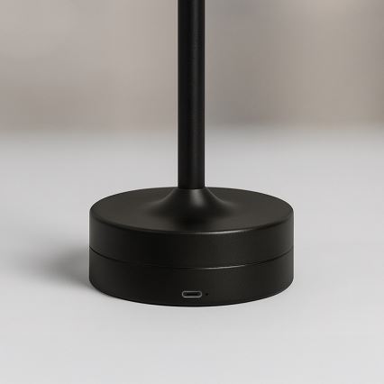 Lampe de table tactile LED rechargeable TAVOLO LED/2,5W/5V 2400 mAh 3000-6000K noire