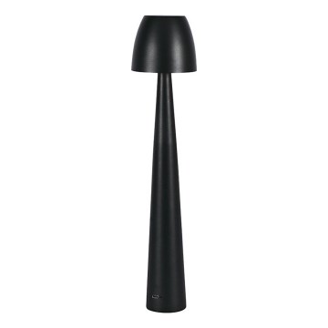 Lampe de table tactile rechargeable et à intensité variable LED/3W/5V 3000-6000K 1800 mAh noir