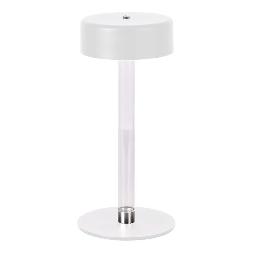 Lampe de table tactile rechargeable et à intensité variable LED/3W/5V 3000-6000K 2400 mAh blanc