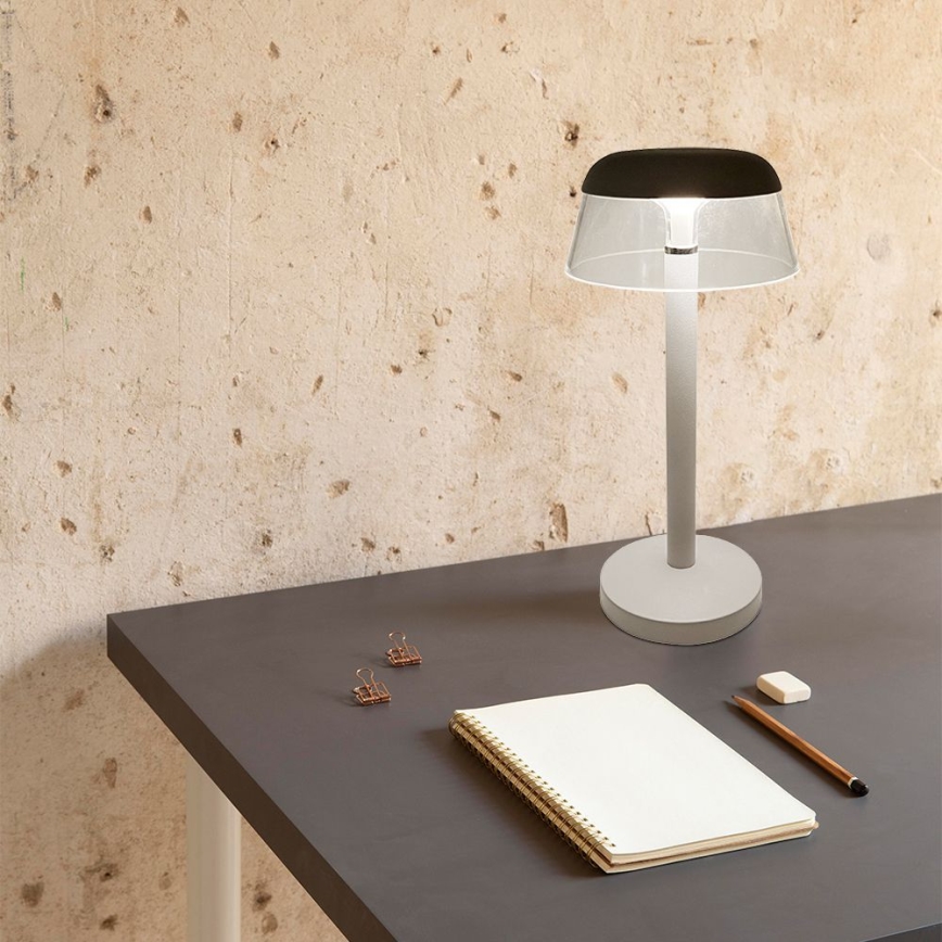Lampe de table tactile rechargeable et à intensité variable LED/3W/5V 3000-6000K 1800 mAh blanc