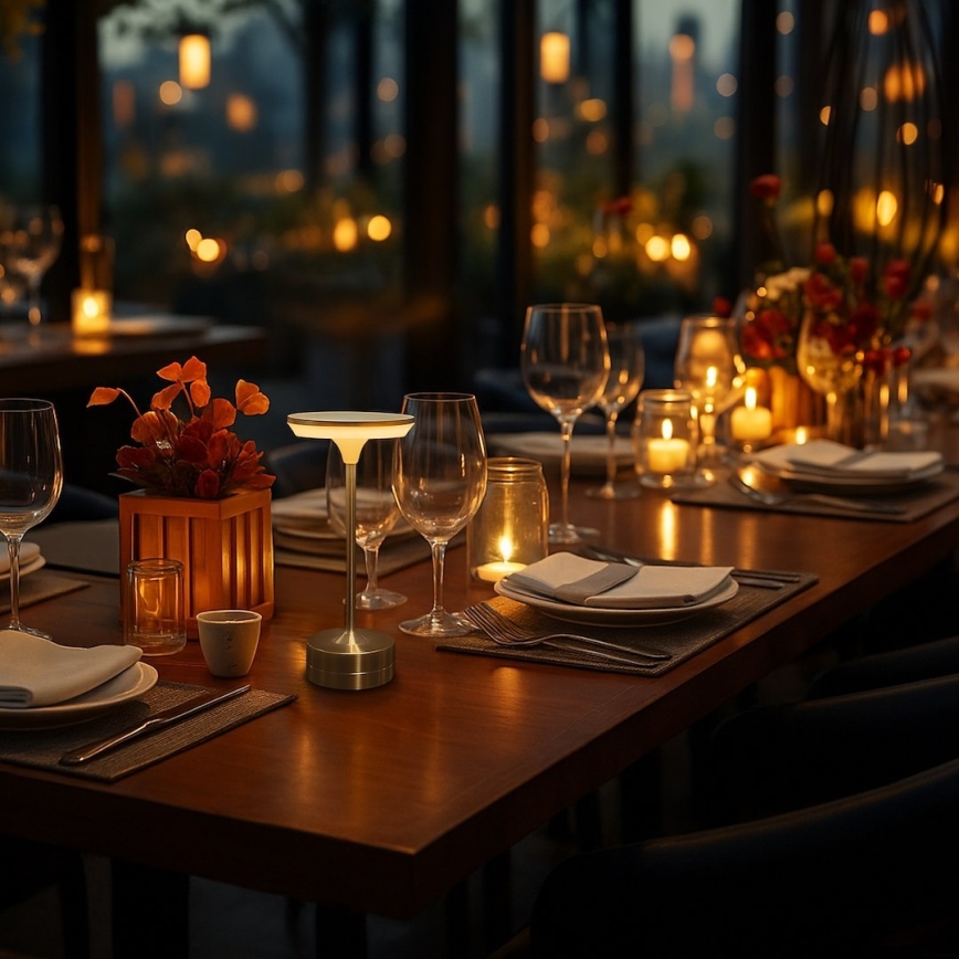 Lampe de table tactile rechargeable LED TAVOLO LED/2,5W/5V 2400 mAh 3000-6000K dorée