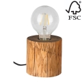 Lampe de table TRABO 1xE27/25W/230V pin - FSC certified