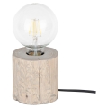 Lampe de table TRABO 1xE27/25W/230V pin