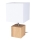 Lampe de table TRONGO SQUARE 1xE27/25W/230V chêne