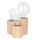 Lampe de table VINCENT 3xE27/15W/230V chêne