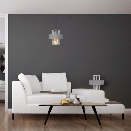 Lampe de table VOLTA 1xE27/15W/230V gris