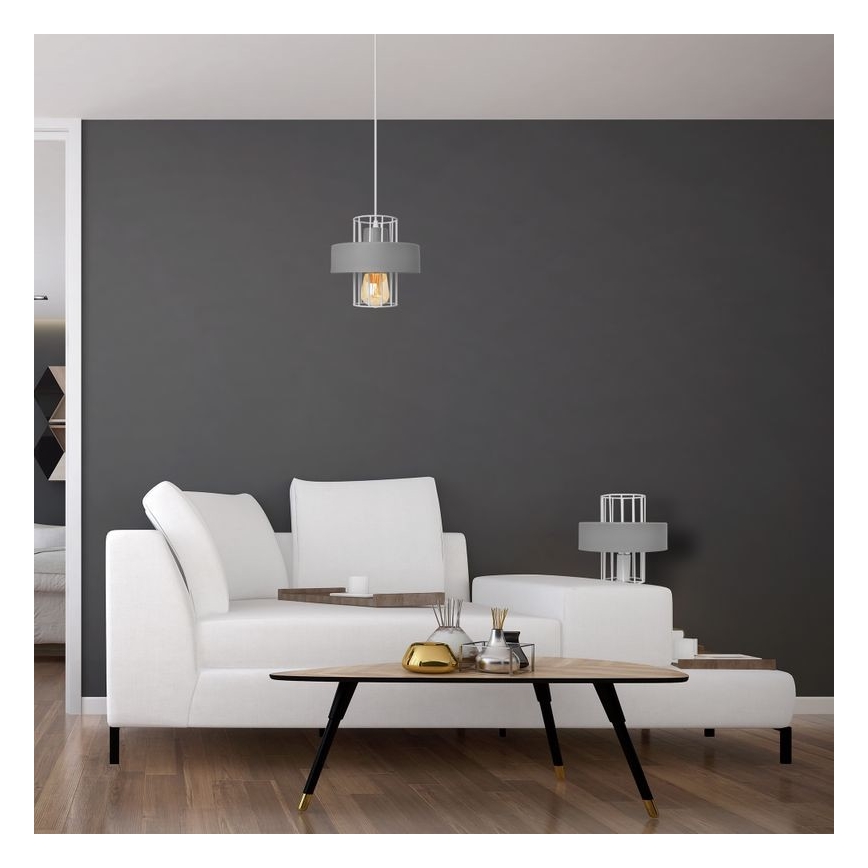 Lampe de table VOLTA 1xE27/15W/230V gris