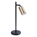 Lampe de table WINX 1xGU10/10W/230V noir/doré