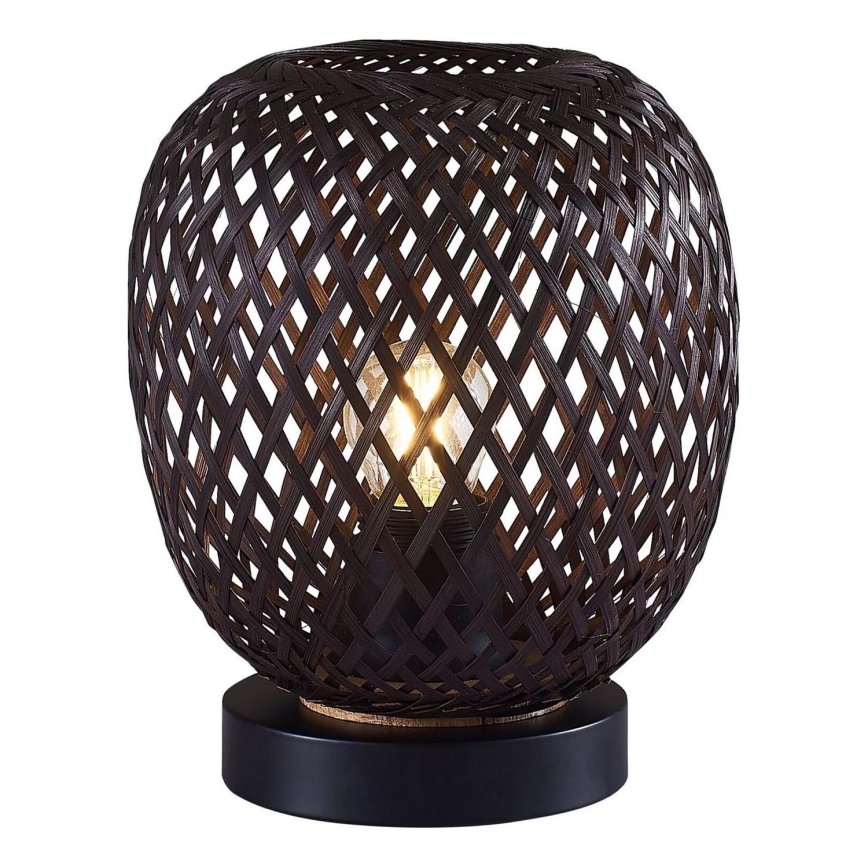 Lampe de table ZANZIBAR 1xE27/20W/230V d. 18 cm bambou