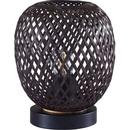 Lampe de table ZANZIBAR 1xE27/20W/230V d. 18 cm bambou