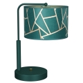 Lampe de table ZIGGY 1xE27/60W/230V verte/dorée