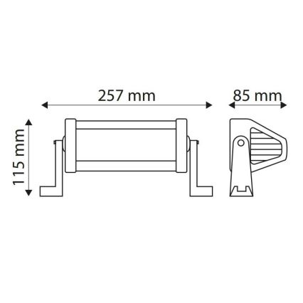 Lampe de travail LED EPISTAR LED/36W/10-30V IP67 6000K