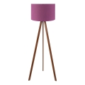 Lampe debout AYD 1xE27/40W/230V violette/marron