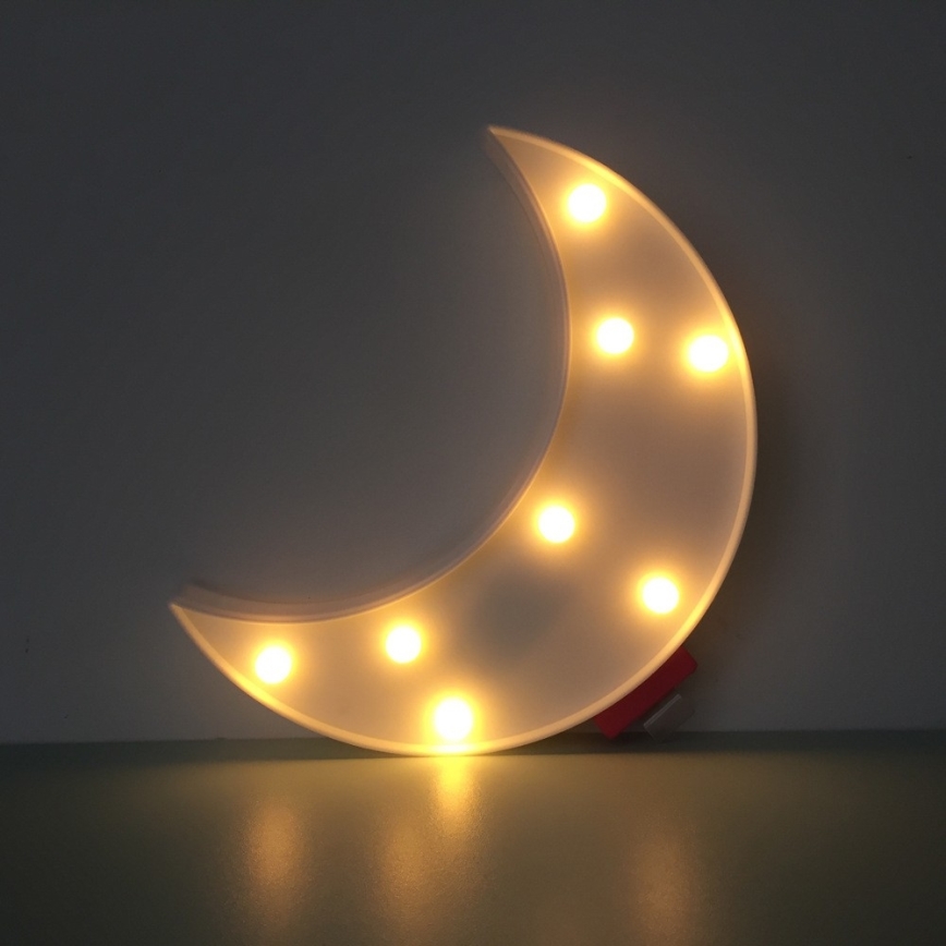 Lampe décorative LED MOON LED/2xAA