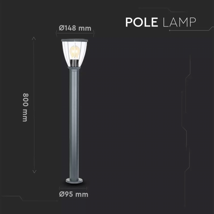 Lampe d'extérieur 1xE27/40W/230V IP44