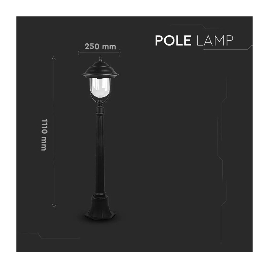Lampe d'extérieur 1xE27/60W/230V 111 cm IP44