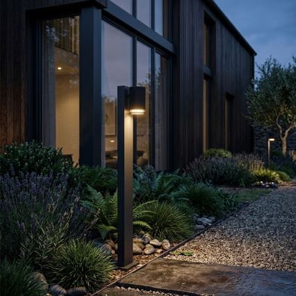 Lampe d'extérieur 1xGU10/10W/230V IP44 50 cm noire