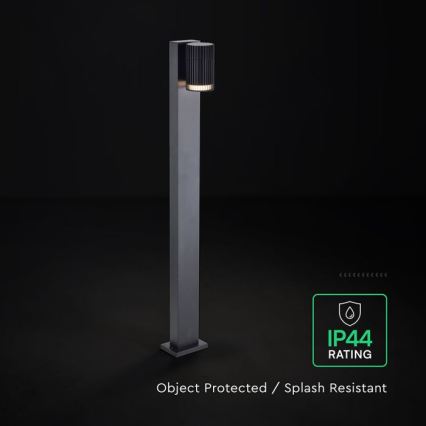 Lampe d'extérieur 1xGU10/10W/230V IP44 50 cm noire