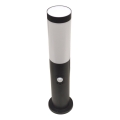 Lampe d'extérieur avec détecteur de mouvement LOPPA 1xE27/60W/230V 45 cm IP44 noire